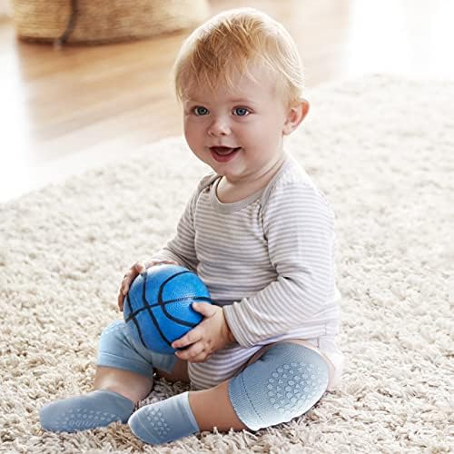 Sohour em casa bebê rastejando anti-deslizamento e meias anti-deslizamentos joelheiras bebês unissex rastreamento protetor melhor