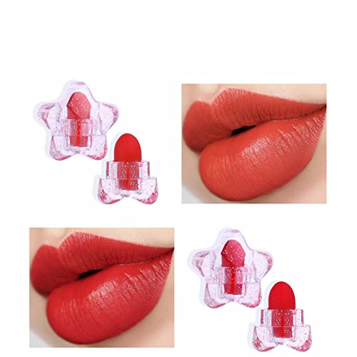 Lip Lip Gloss portátil 12 Lipstick Matte Conjunto de batoms duradouros por muito tempo para cada cápsula de batom mini cores parecem