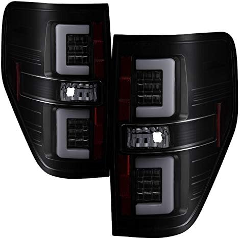 Spyder 5084217 Ford F150 09-14 Versão 2 Luzes traseiras de LED da barra de luz - fumaça preta