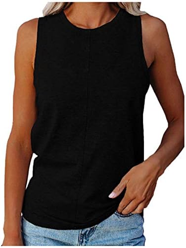 Camisas de algodão para mulheres, o dia das mães sem mangas blusas feminina raglan elegante fitness fino ajuste