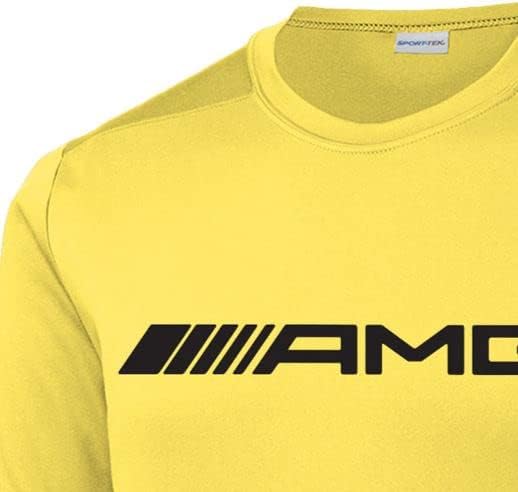 Mercedes Benz AMG Performance Tee Athletic T-shirt Quick Dry Yellow 3xl