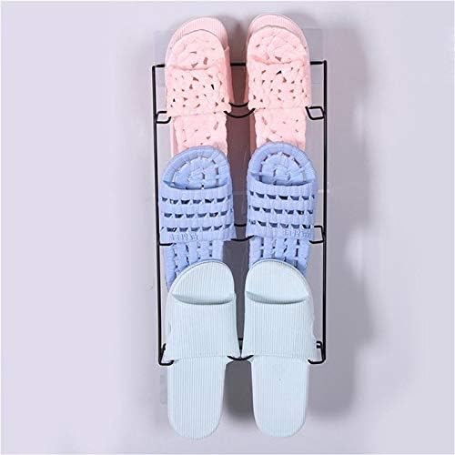 Xouvy Shoes multi-camada Rack Montar chinelos de parede de parede penduram plataformas de armazenamento de armazenamento