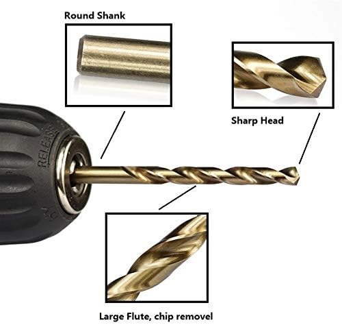 Mountain Men Bits de broca multiuso 1-13mm HSS M35 Torcer com revestimento de cobalto Bit Bit Wood/Metal Hole Cutter