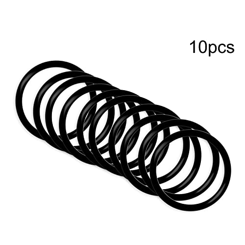 Bettomshin 10pcs Nitrile Rings Rings, 75mm OD 65mm ID 5mm Largura, métrica de vedação de buna-nitrila arruela de junta de