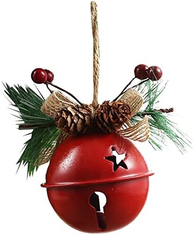 Holiday penduring metal sinos de natal jingle sinos decorativos decoração decoração de árvore de natal e pendura miniaturas