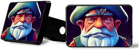 Capa de engate do trailer do capitão pirata - capa de engate de trailer de personagem de desenho animado - capa de engate no trailer gnome