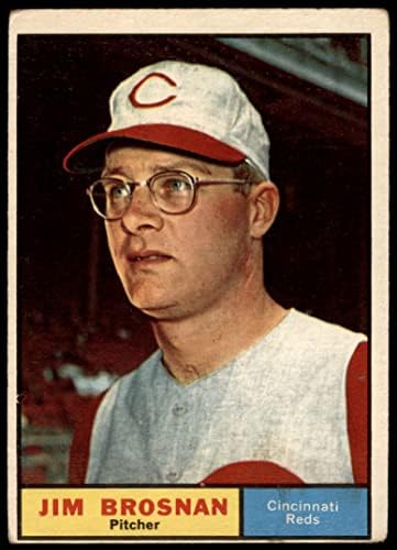 1961 Topps # 513 Jim Brosnan Cincinnati Reds Dean's Cards 2 - Good Reds