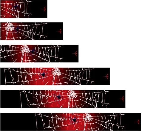 Água Branca Arco e flecha não laminado Viúva preta Red Spider Web Web Black Fade Arrow Pack 15 PC Pacote Escolha o comprimento da largura