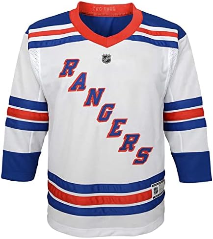 Outerstufff New York Rangers Tamanho de 12 a 24 meses de distância Jersey White