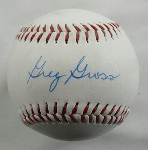 Greg Gross assinado Autograph Baseball B106 - Bolalls autografados