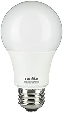 Sunlite 88308 LED A19 Bulbo, 12 watts, 1100 lúmens, Base E26 Média, Dimmable, UL listada, Estrela Energética, Grosto de