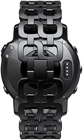 Dfamin 26mm Redução rápida Banda de relógio para Garmin Fenix ​​7x 6x Fenix ​​3 3HR Banda de aço inoxidável Fenix ​​5x 5x Plus Watch