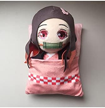 Cosplaypark kamado tanjirou nezuko dormindo brinquedo de pelúcia agatsuma zenitsu travesseiro de pelúcia de almofada de almofada