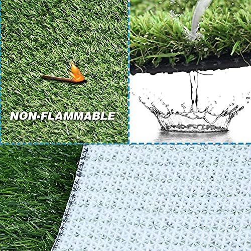 Lomantown Turf Grass for Dogs Artificial Fake Pad Pad Trainer, 6 x 6 pés Cachorro Potty Pad