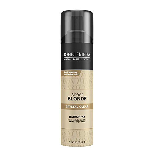 John Frieda Sheer Blonde Crystal Clear Hairspray, 8,5 onças