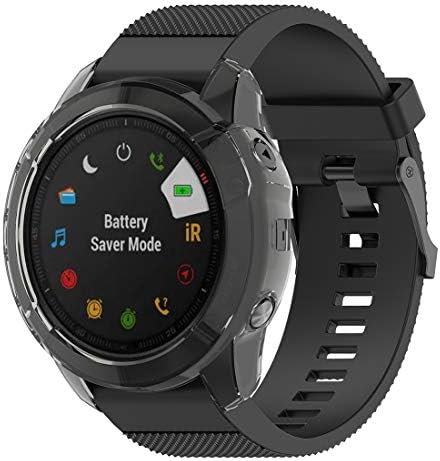 Motong para Garmin Fenix ​​6x Caso de proteção TPU transparente - tampa de proteção de protetora TPU Shell para Garmin Fenix