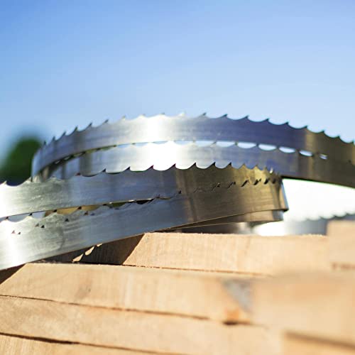 Wood-Mizer Doublehard 144 SAWMILL Bandsaw Blades 10 ° SAWING para todos os fins-5 pacote