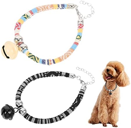 Balacoo 2pcs colar girl girl puppy brinquedos colarinhos gatinhos colarinhos de cachorro colarinho colarinho colar de cachorro