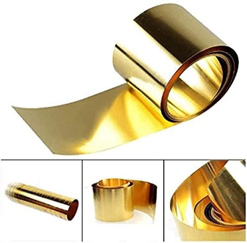 Sogudio Plate Brass Folha de cobre puro papel -metal de metal fino folhas de papel alumínio Toodness Plate Brass Metal Copper Foil