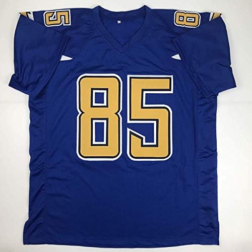 Antonio Gates Autografado/Assinado Los Angeles La Color Rush Jersey Beckett Bas Coa