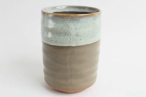 Mino ware japonês cerâmica sushi yunomi chawan xícara de chá grande yomogi verde feito no japão yay082