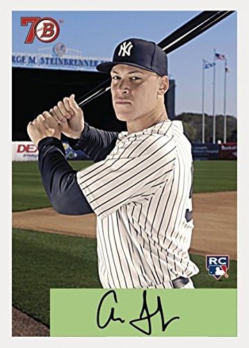 2017 TOPPS REMULHO QUINTA -FEIRA TBT Baseball 78 Aaron Judge ROOKIE CARD - Apenas 1.475 Made!