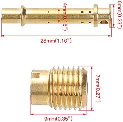 Yoxufa Upgrade Carburador Carb Kit de jato principal para coleman ct200u ct200u-ex