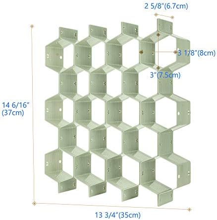 Divisor de gaveta de poandra Organizador 8pcs