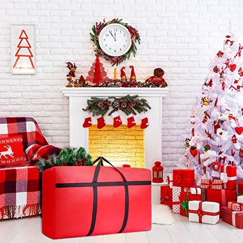 Yowein Christmas Tree Storage Bag de grande capacidade GolS bolsa de armazenamento doméstico de armazenamento 29.5l x 19w