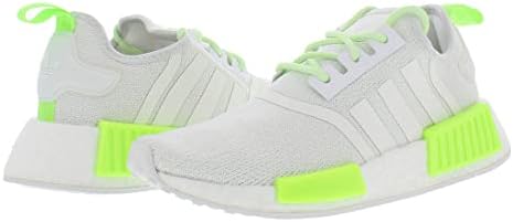 Adidas nmd_r1 sapatos infantis, branco, tamanho 7