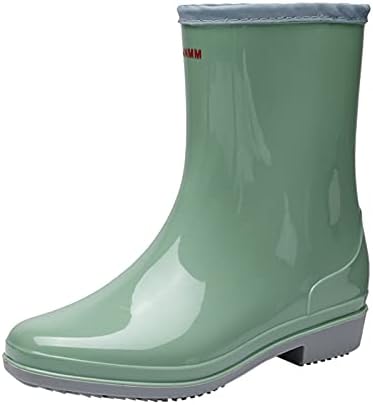Botas de chuva femininas altas, botas de chuva altas femininas botas de jardim de Wellington Boots