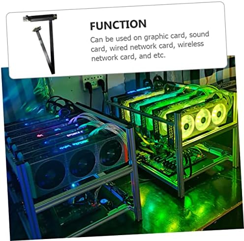 Adaptador de computador SOLustre Adaptador de computador PCI-E Computador ângulo de fita GPU X Cabo direito IE RISER CM