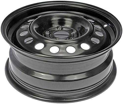 Dorman 939-119 15 x 6 pol. Compatível com roda de aço com modelos Toyota selecionados, preto