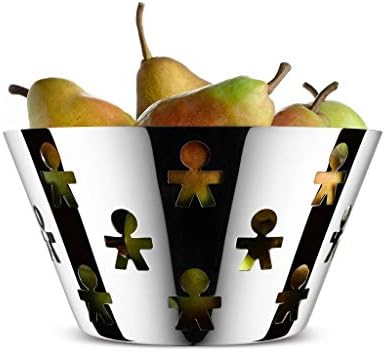 Alessi Girotondo Design Fruit Bowl, 23 cm, polido