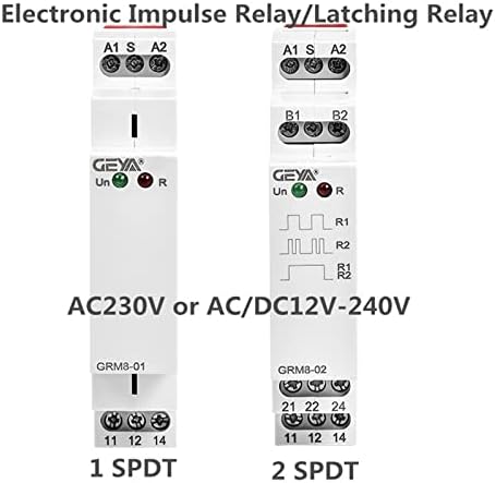 Relé de travamento ferroviário ILAME DIN 220V Relé de Impulse DC12V 24V 16A Relays