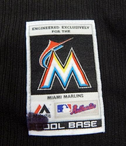 2014-16 Miami Marlins Kyle Skipworth #53 Game usou Black Jersey ST BP 48 DP18489 - Jogo usado Jerseys MLB