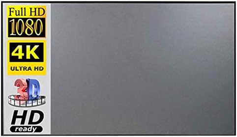 Pbkinkm 72/84/100/120 polegadas de tecido de tecido refletivo para tela de projetor DLP