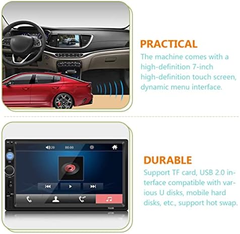VICASKY 2 PCS CAR RÁDIO 7 RÁDIO MP5 PLAYER MP5 Player Touch Screen Player Inch Inchcreen Touchscreen MP5