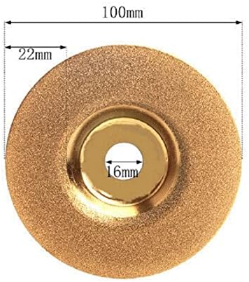 Krivs 4 polegadas Diamante Roda de corte da roda de corte abrasivo Roda abrasiva Mumida/seco Cerâmica Corte de vidro de