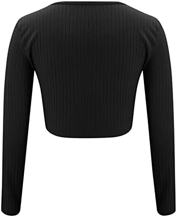 Zdfer feminino manga longa colher jumpers de pescoço básico slim slim camisetas