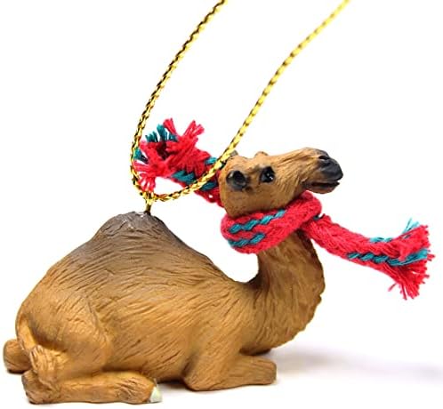 Conceitos de conversa camel minúsculo miniatura Um ornamento de Natal dromedário - delicioso!