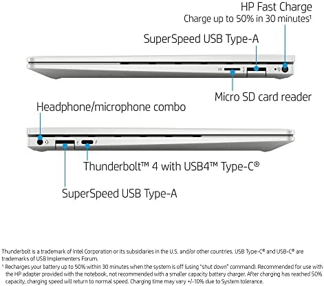 2022 Laptop FHD mais recente HP Envy 13.3 '' FHD para negócios e estudante, Intel 11ª geração Core i5-1135g7 até 4,2 GHz, 8