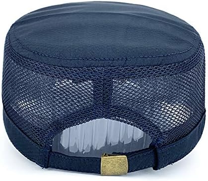 Rayna Fashion Pocket Cadet Cadete Hat de Exército Rápido Militar Militar de beisebol Papai Sun Cap Mesh de volta