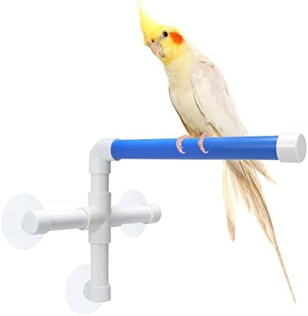 Litewoo Bird Chuser Police com Copo de Sucção Janela Parrot Parede Toys de banheira Toys