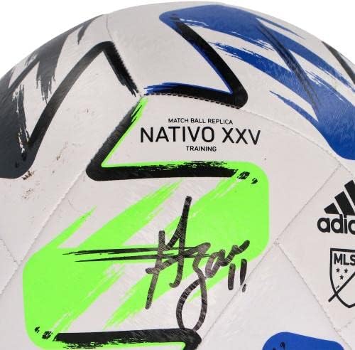 Gyasi Zardes Columbus Crew autografou MLS 2020 Adidias Replica Soccer Ball com inscrição 20 MLS Cup - bolas de futebol