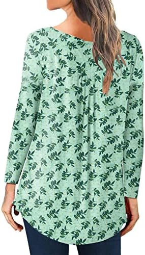 Camisas havaianas para mulheres camisas de manga longa para mulheres Pullover casual Casual Fit 2022 Tops de outono Botão