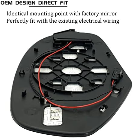 Driver Lado esquerdo Espelho aquecido Substituição de vidro para Chevy Chevrolet Silverado Avalanche Suburbano GMC