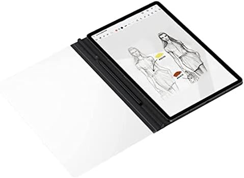 Samsung Galaxy Tab S8+ Nota Ver tampa, proteção, sensível ao toque, repousa sobre a tela do tablet, suporte de caneta S, magnética,