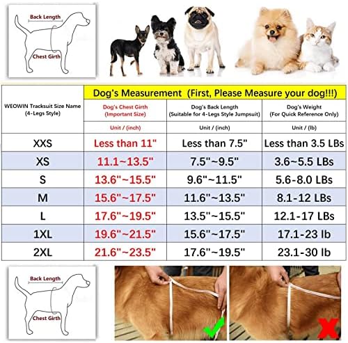 Pet Dog Roupa Roupa Capolada Capacão Jaqueta de Treno Casaco de Inverno Mumfsuit 4-Pernas cinza para cachorros de gato cachorros pequenos a médios