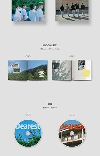 N.Flying Dearest 8th Mini Álbum da versão CD+92p Farente+1p 3cuts Foto+1p Posta